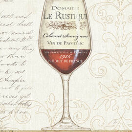 Wine By The Glass I by Daphne Brissonnet