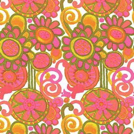 Flower pattern by CSA Images