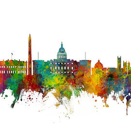 Washington DC Skyline by Michael Tompsett