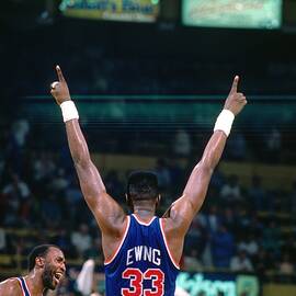 New York Knicks Vs. Boston Celtics by Dick Raphael