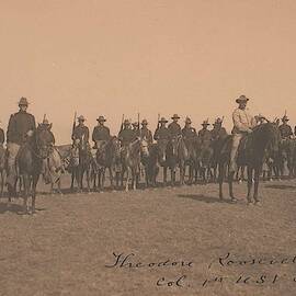  1898 Rough Riders Teddy Roosevelt Signed Photo Full Calvary by Redemption Road
