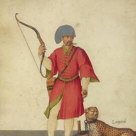 An Azappo Archer With A Cheetah
