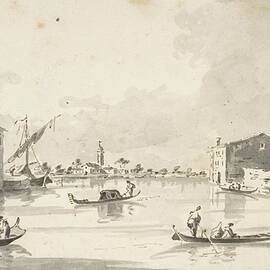 The Island Of Burano by Giacomo Guardi