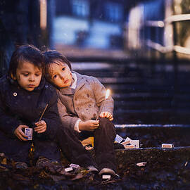 The Little Match Sellers by Tatyana Tomsickova