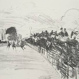 The Races by Edouard Manet