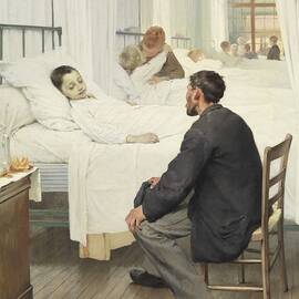 Visit Day At The Hospital by Jean Geoffroy