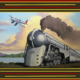 20th Century Limited with Border by Chuck Staley
