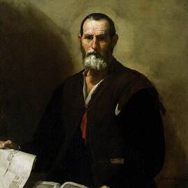 Philosopher Crates by Jusepe De Ribera