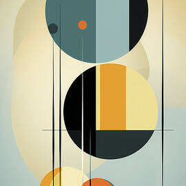 Colorful Geometric Abstract Composition by Abstract Labs