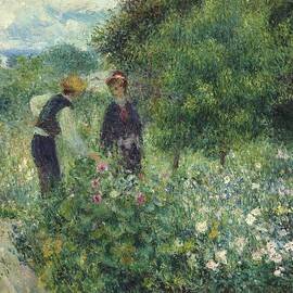 Picking Flowers by Pierre-auguste Renoir