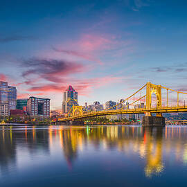 Pittsburgh, Pennsylvania, Usa Skyline by Sean Pavone