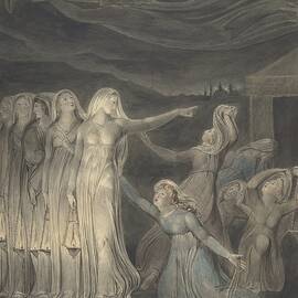 The Parable Of The Wise And Foolish Virgins by William Blake