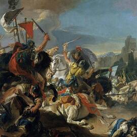 The Battle Of Vercellae by Giovanni Battista Tiepolo