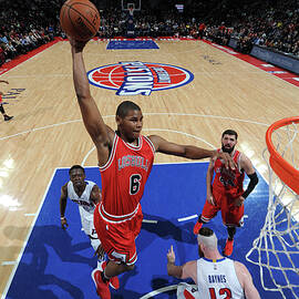 Chicago Bulls V Detroit Pistons by Chris Schwegler