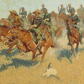 On The Southern Plains by Frederic Remington