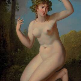 A Bacchante In A Wooded Grove