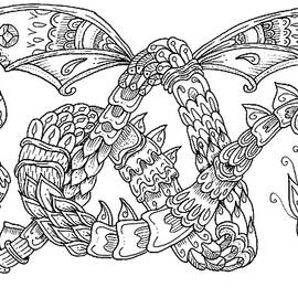 A-dragon by Delyth Angharad