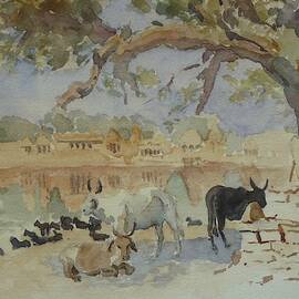 A Jaisalmer  Gadi Sagar Sketch