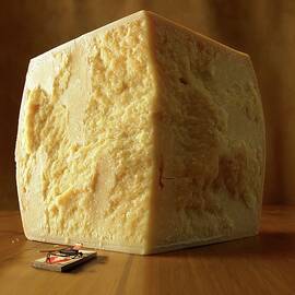 A Mousetrap In Front Of A Block Of Cheese by Douglas Johns