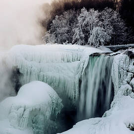 A Partially Frozen Niagara Falls by Mark Blinch