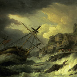 A Shipwreck, Said To Be `the Dutton' by Thomas Luny