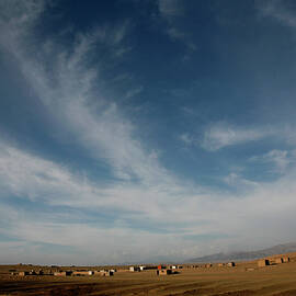 A View of Makeshift Houses at a Shanty by Mariana Bazo