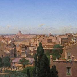 A View Of Rome Seen From The Artists Dwelling