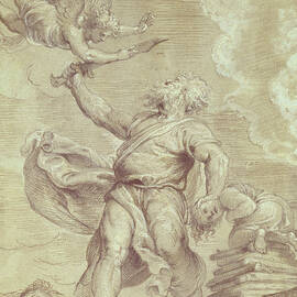 Abraham's Sacrifice Of Isaac, After Titian by Peter Paul Rubens