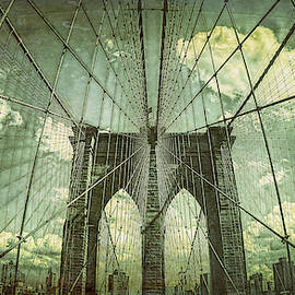 Abstract Brooklyn Bridge  by Stefano Senise