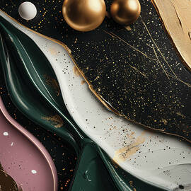 Abstract Metallic And Earthy Design by Abstract Labs