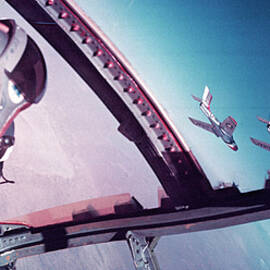 Air Force Thunderbird Pilot by Howard Sochurek