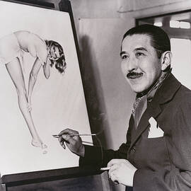 Alberto Vargas Painting by Bettmann