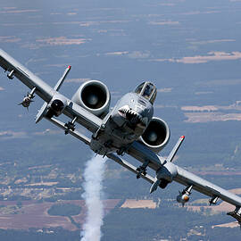 An A-10c Warthog While Breaking Away by Erik Roelofs
