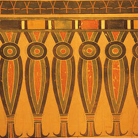 Ancient Egypt, Tomb Of Tuthmoses Iii, Thebes, Valley Of The Kings, 18th Dynasty Decorative Walls Of The Antechamber, From Amduat (photo) by Anonymous