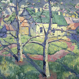Apple Trees By Kasimir Malevich by Kasimir Malevich