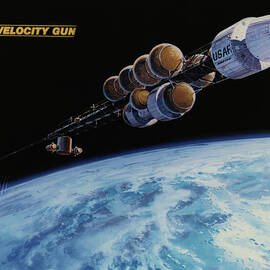 Artwork Of The 'railgun' For The Star Wars Program by Science Photo Library