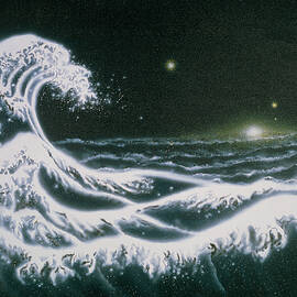 Artwork Showing A Wave In The Milky Way by Science Photo Library