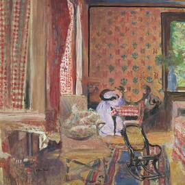 At The Board Game by Edouard Vuillard