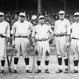Babe Ruth Murderers Row 1921 by Transcendental Graphics