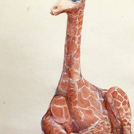 Baby Giraffe  by Lavender Liu