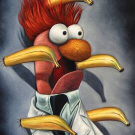 Beaker portrait Muppet character from The Muppet Show by Jorge Torrones