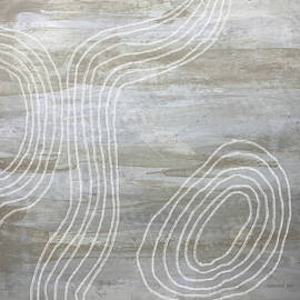 Beige Abstract Ii by Danhui Nai