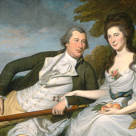 Benjamin And Eleanor Ridgely Laming, 1788 by Charles Willson Peale