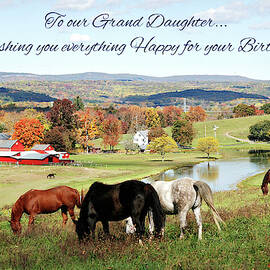 Birthday Greeting Card for Grand Daughter by Marilyn DeBlock