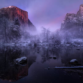 Blue Hour In Yosemite by Joan Zhang