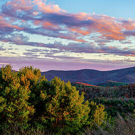 Blue Ridge Mountain Sunset  by Mark Papke