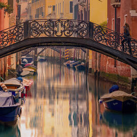 Bridge Over The Canal by Isabelle Dupont