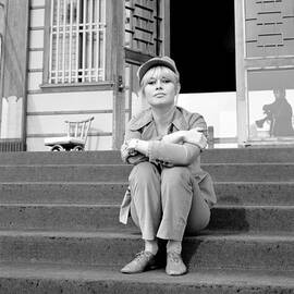 Brigitte Bardot Waiting For Her Car At by New York Daily News Archive