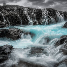 Bruarfoss Waterfall by Mei Xu
