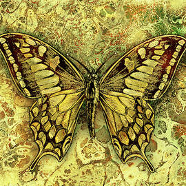 Butterfly in Gold-amber collection by Grace Iradian